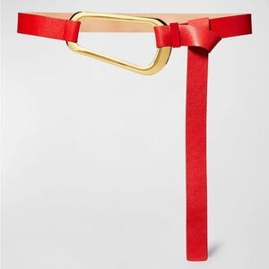 Michael Kors Collection Angelina Leather Belt